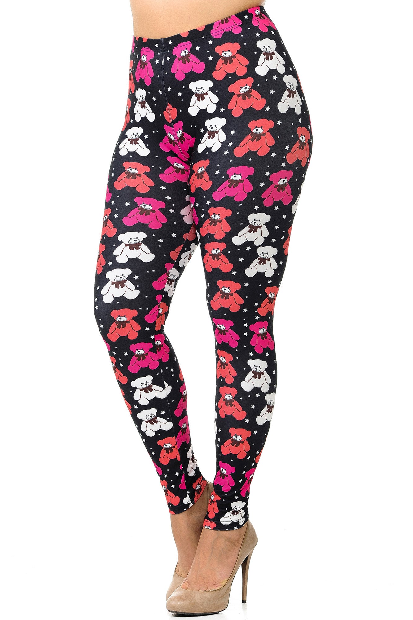 Wholesale Creamy Soft Teddy Bear Plus Size Leggings