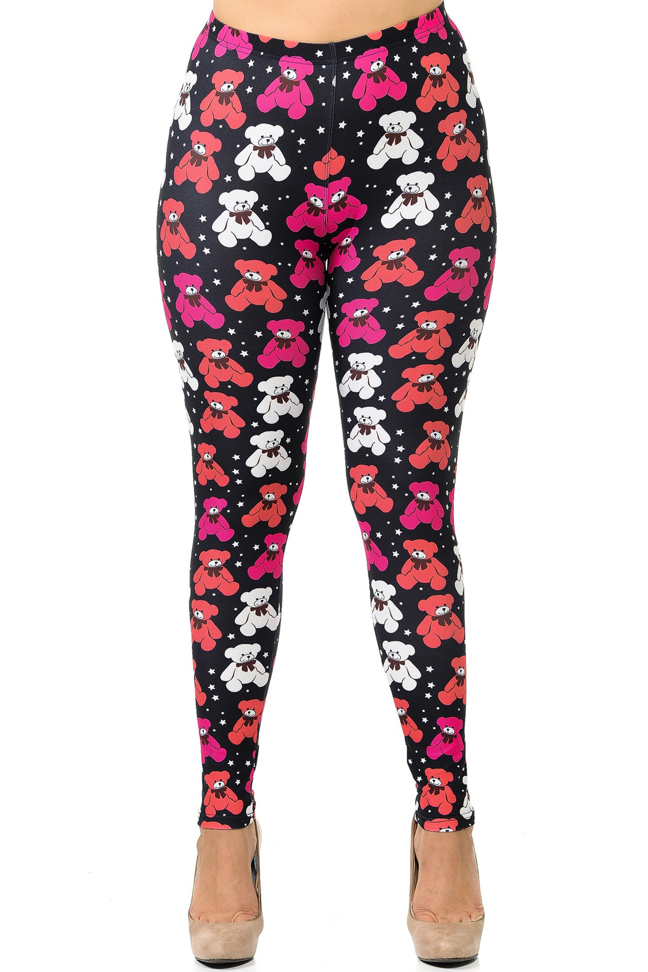Wholesale Creamy Soft Teddy Bear Plus Size Leggings