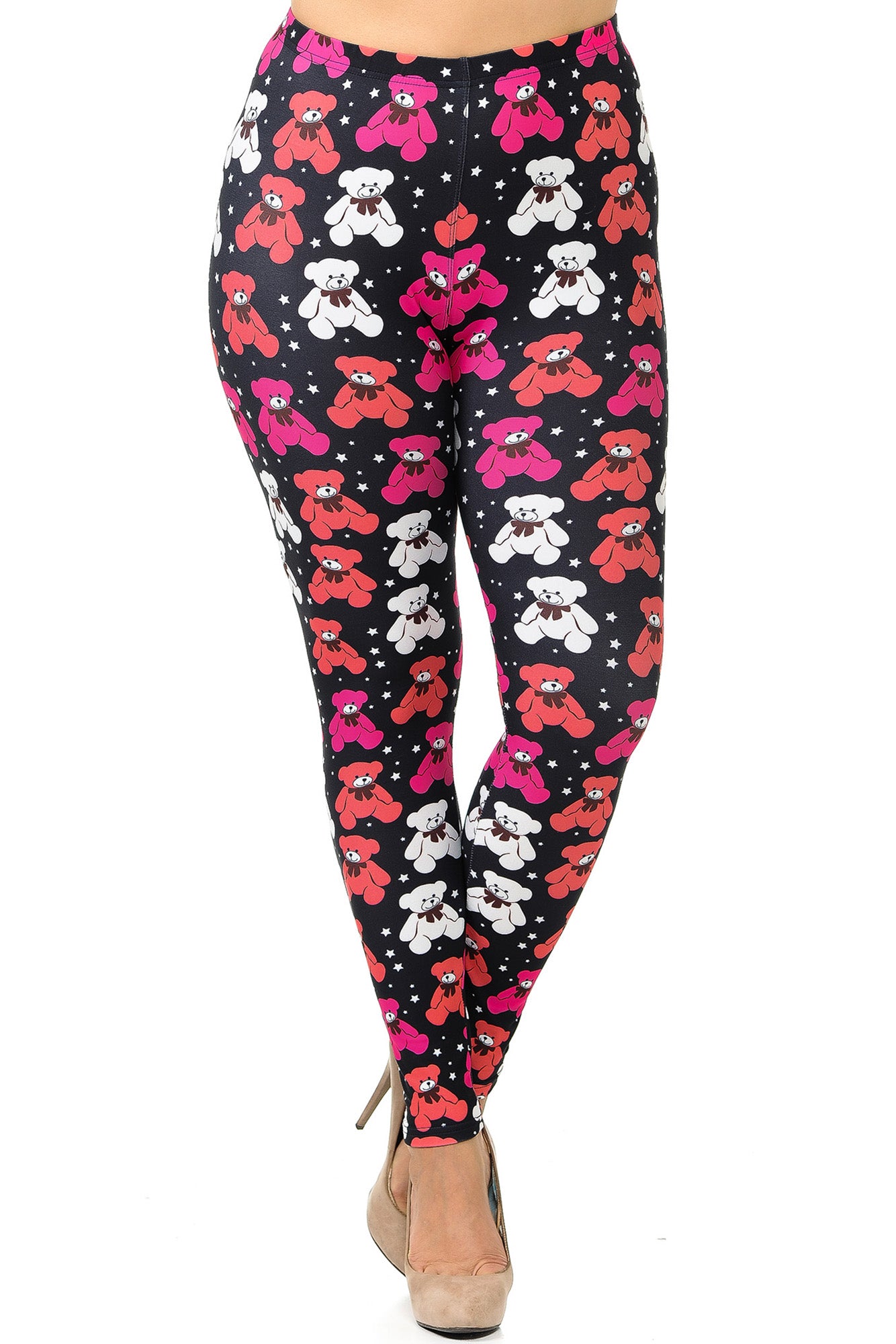 Wholesale Creamy Soft Teddy Bear Plus Size Leggings