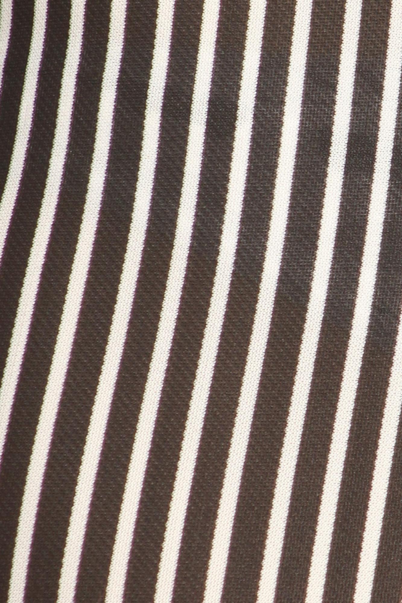 Wholesale White Stripe Accent High Waisted Leggings - Thin