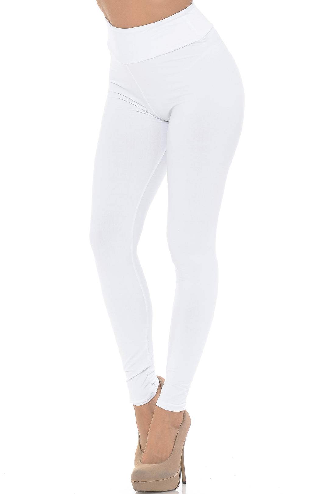 Wholesale Buttery Smooth Basic Solid High Waisted Leggings - 3 Inch - EEVEE