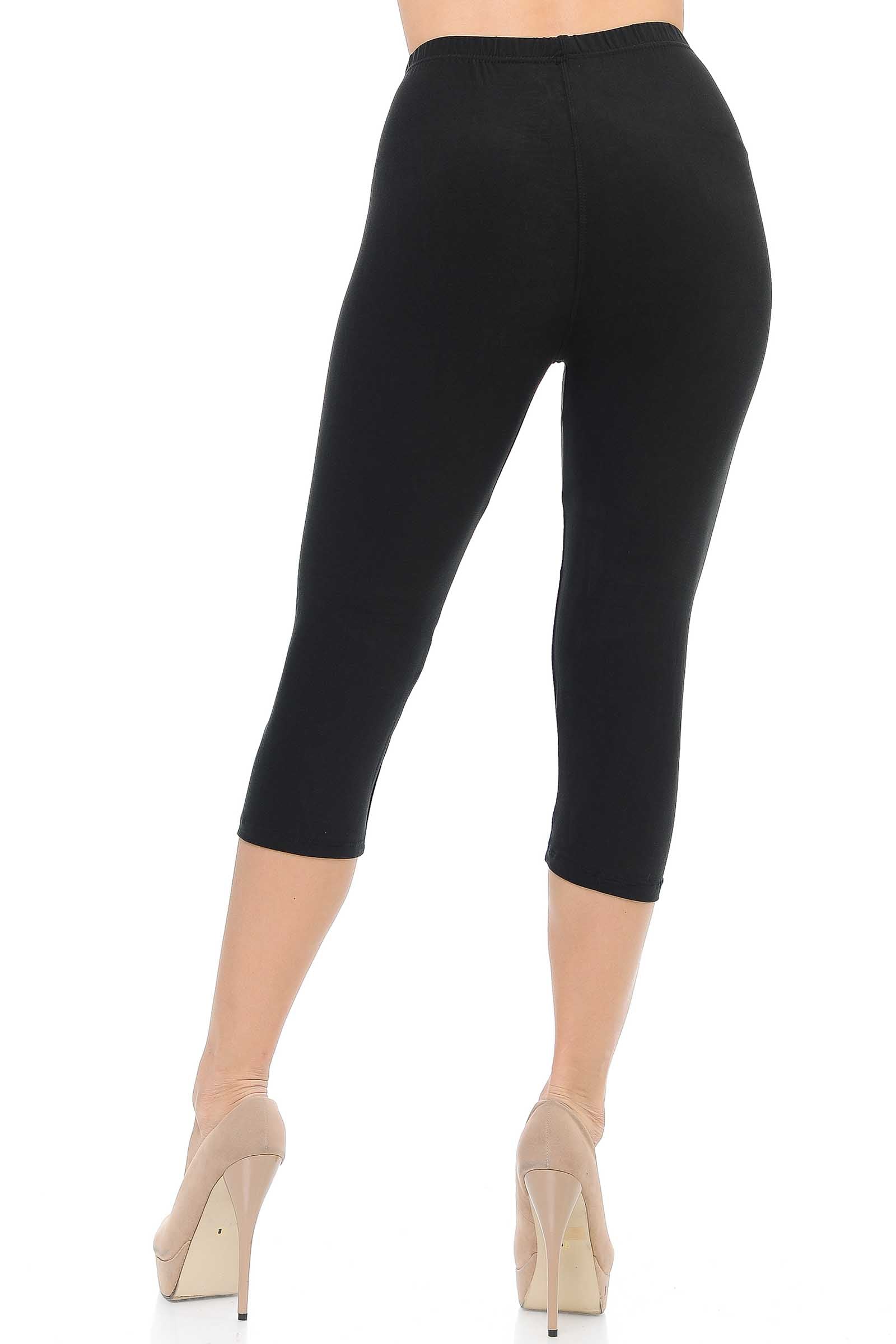 Wholesale Buttery Smooth Basic Solid Capris - New Mix