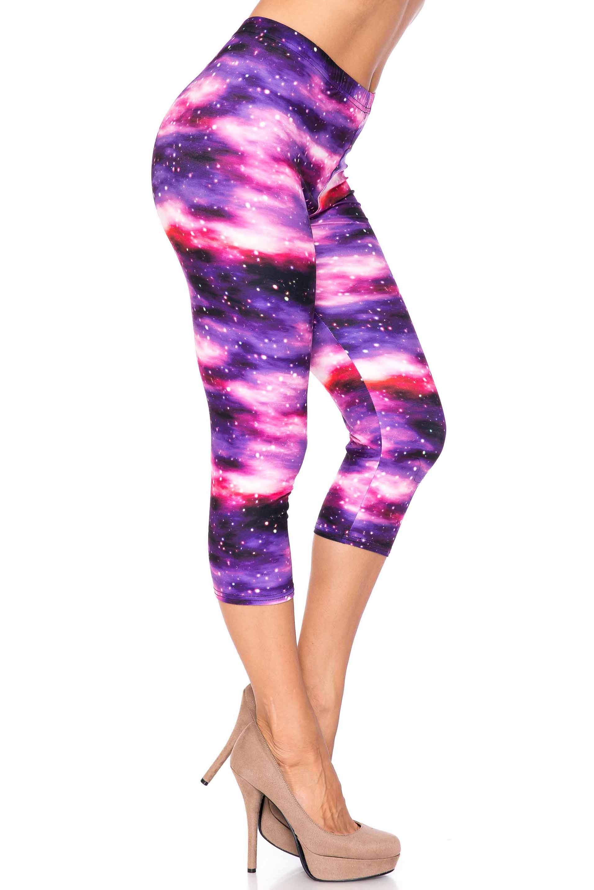 Wholesale Creamy Soft Purple Mist Capris - USA Fashion