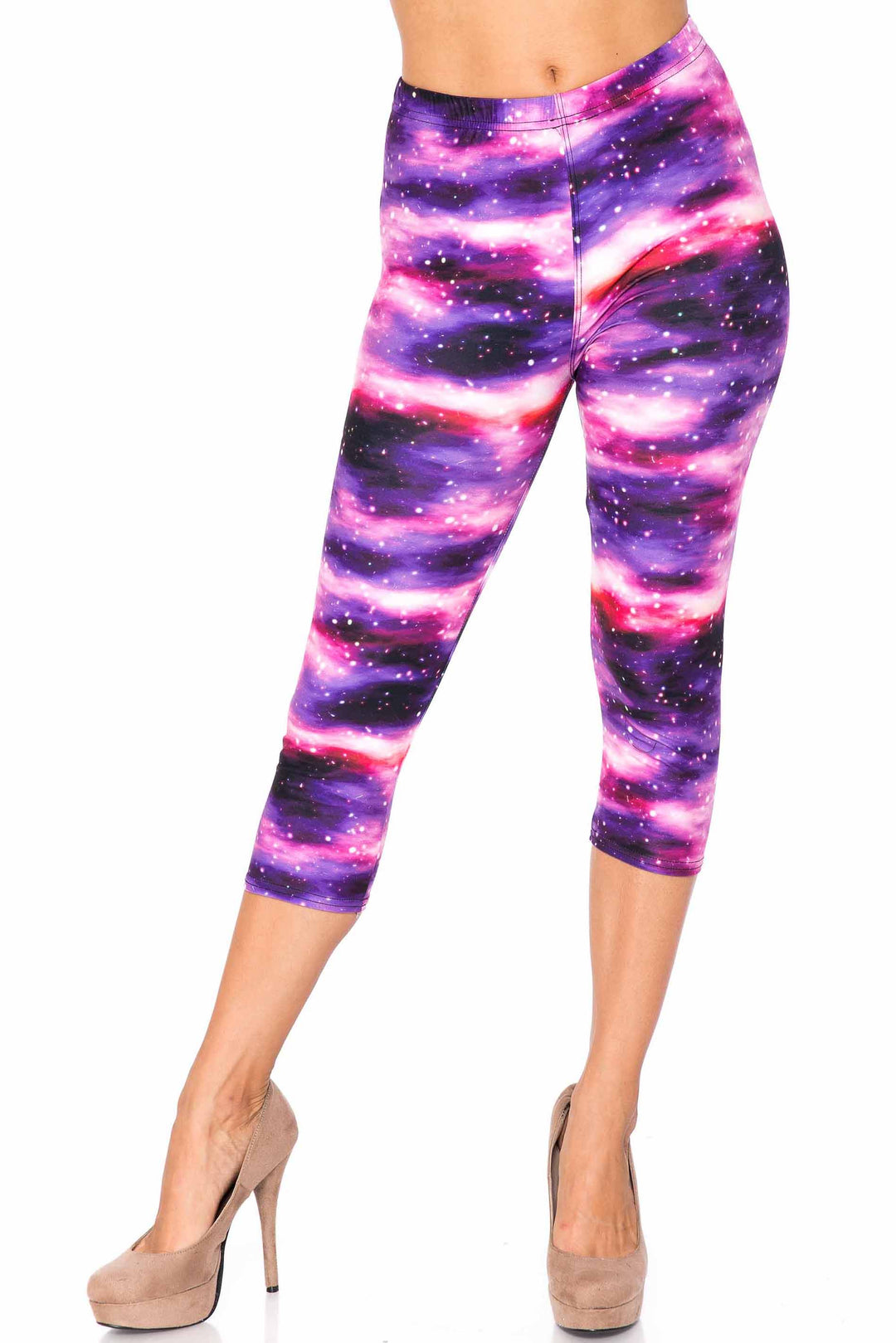 Wholesale Creamy Soft Purple Mist Capris - USA Fashion