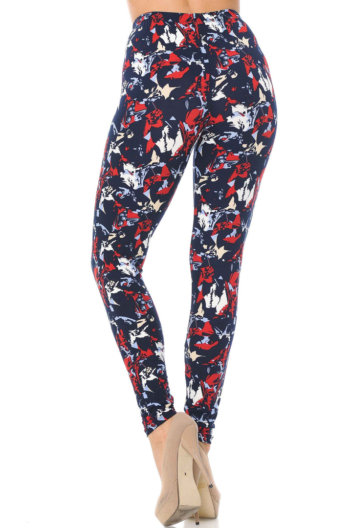 Wholesale Buttery Smooth Abstract Splatter Leggings