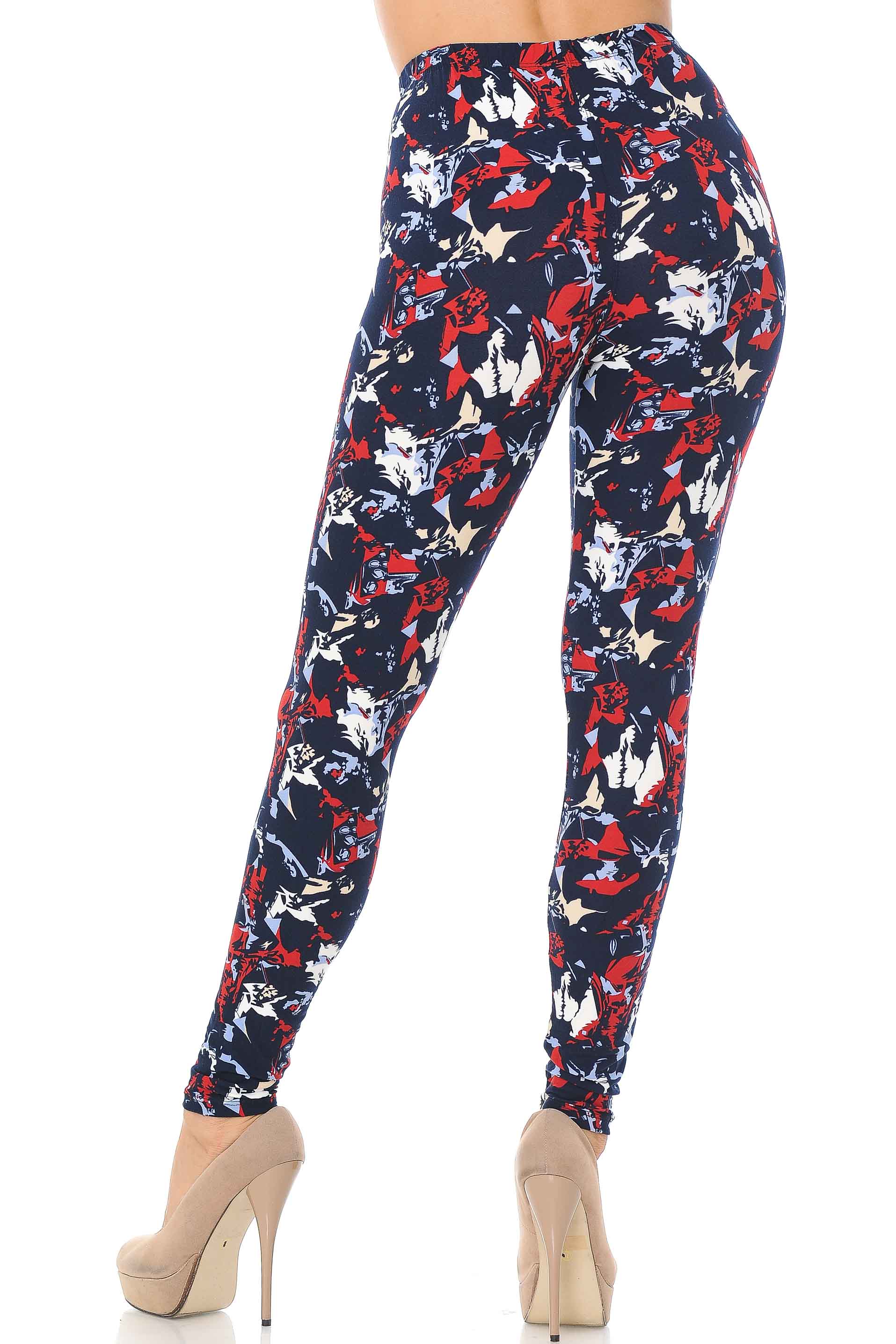 Wholesale Buttery Smooth Abstract Splatter Leggings
