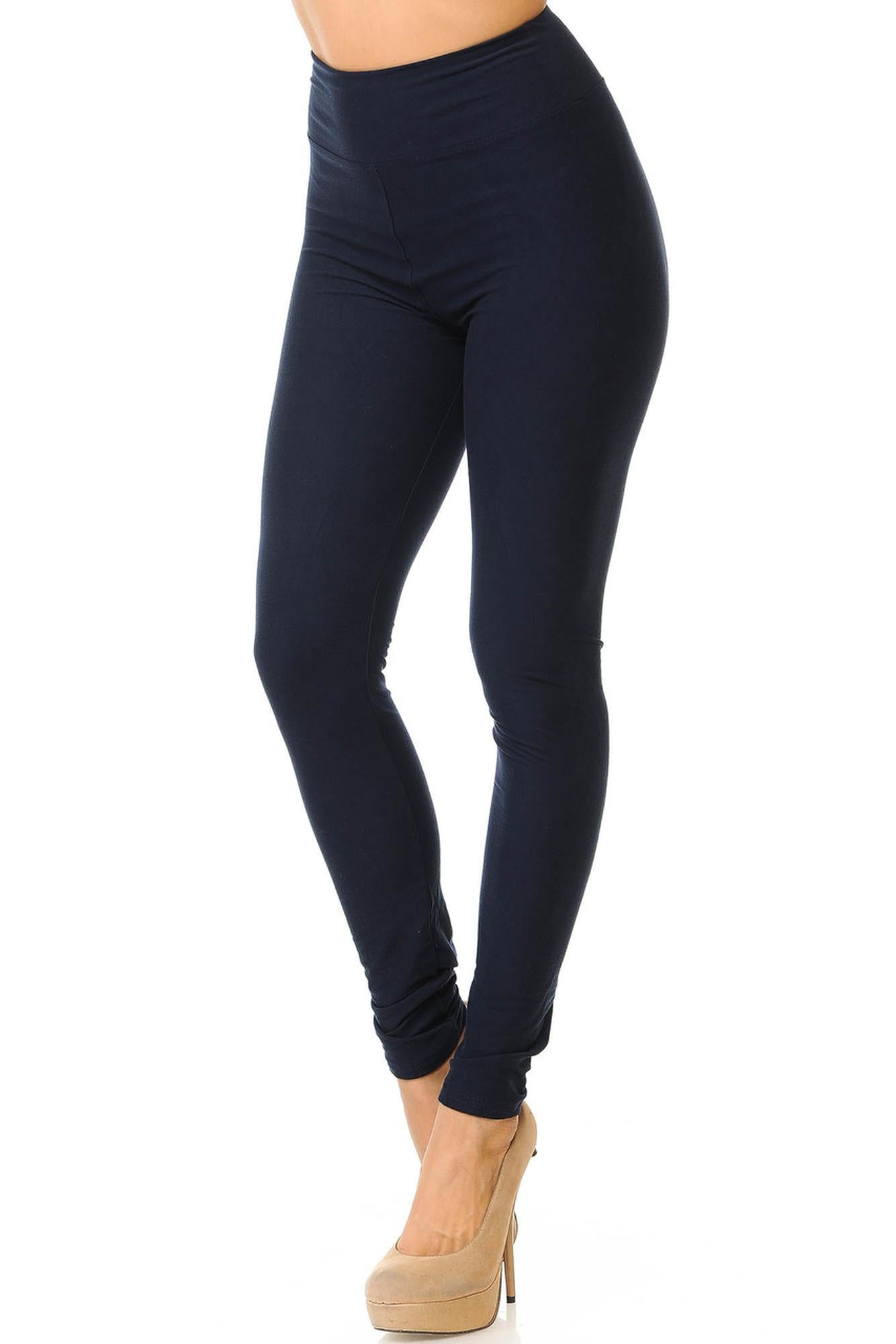Wholesale Buttery Smooth Basic Solid High Waisted Leggings - 3 Inch - New Mix