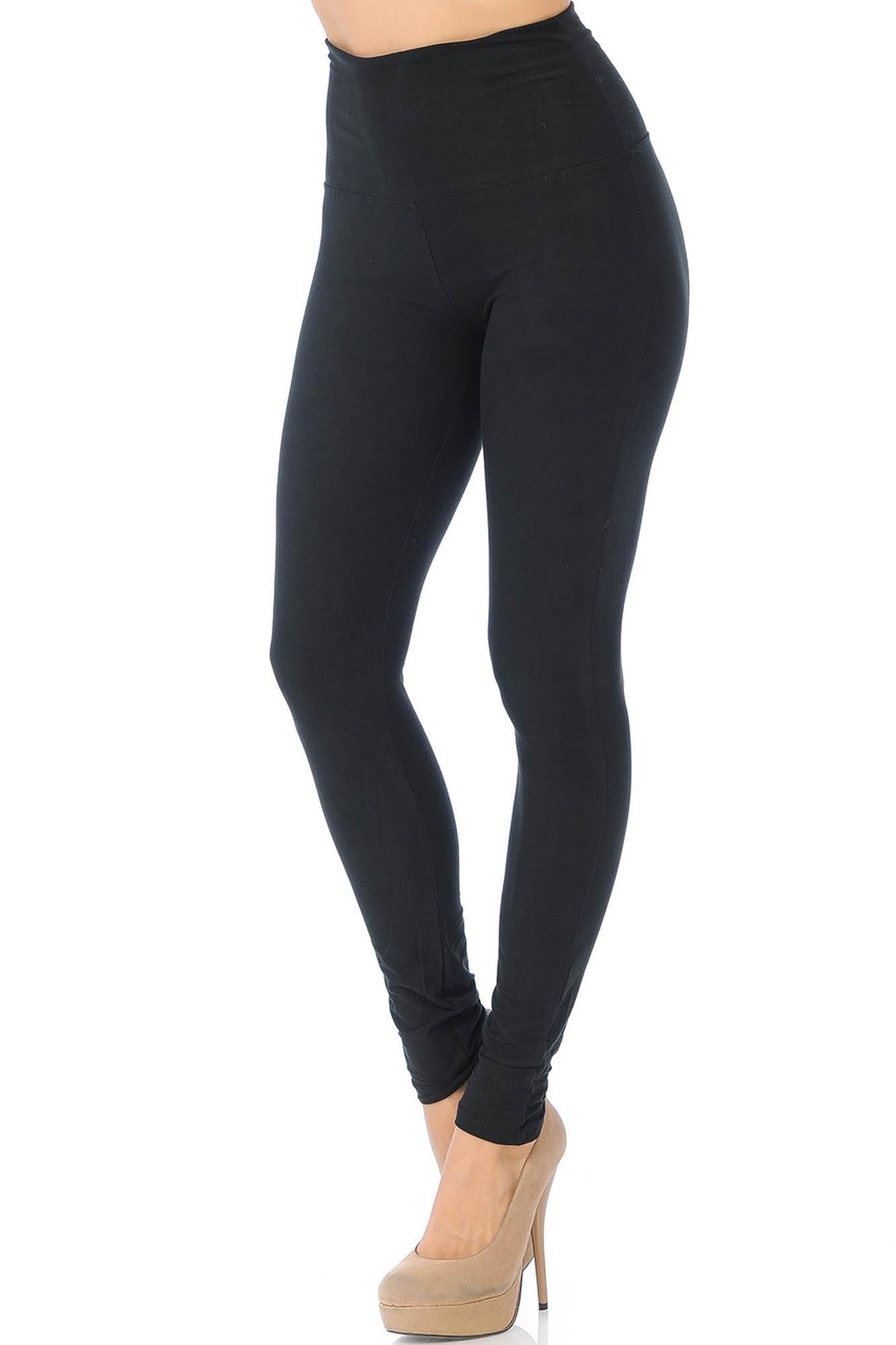 Wholesale Buttery Smooth Basic Solid High Waisted Leggings - 5 Inch - New Mix