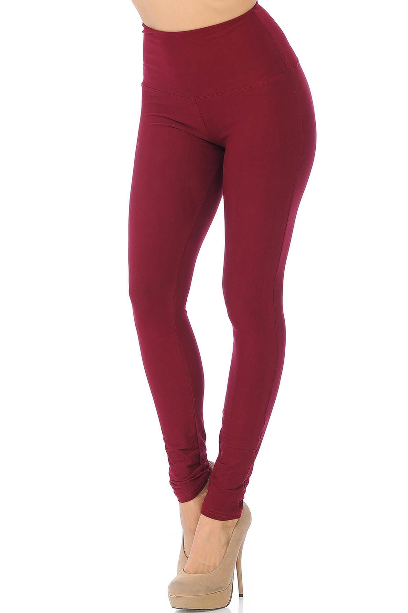 Wholesale Buttery Smooth Basic Solid High Waisted Leggings - 5 Inch - New Mix