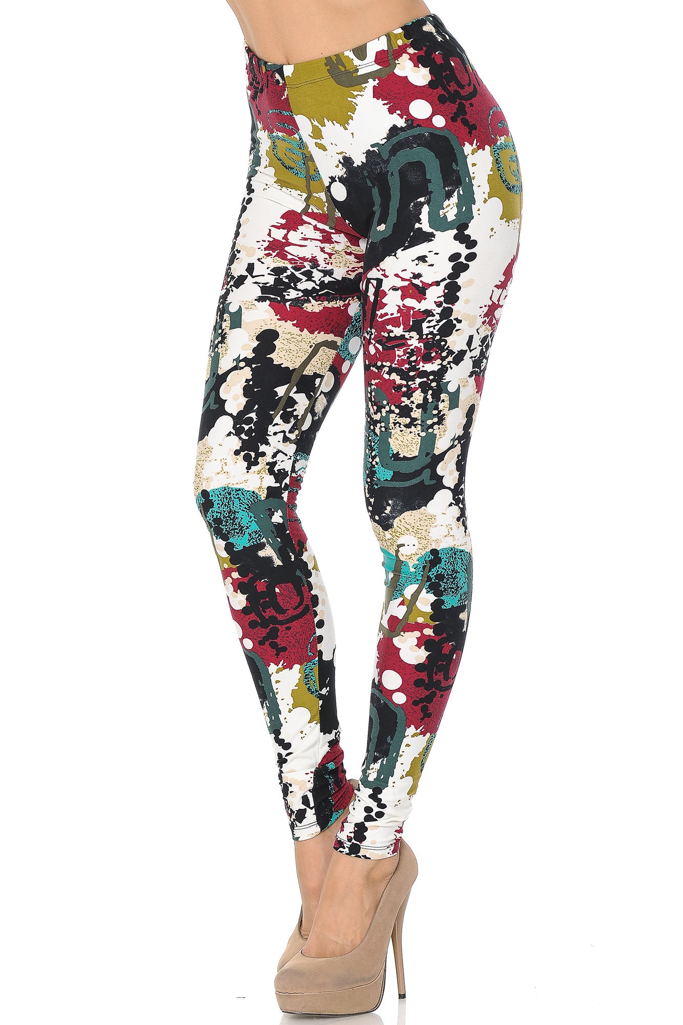 Wholesale Buttery Smooth Summer Picasso Leggings