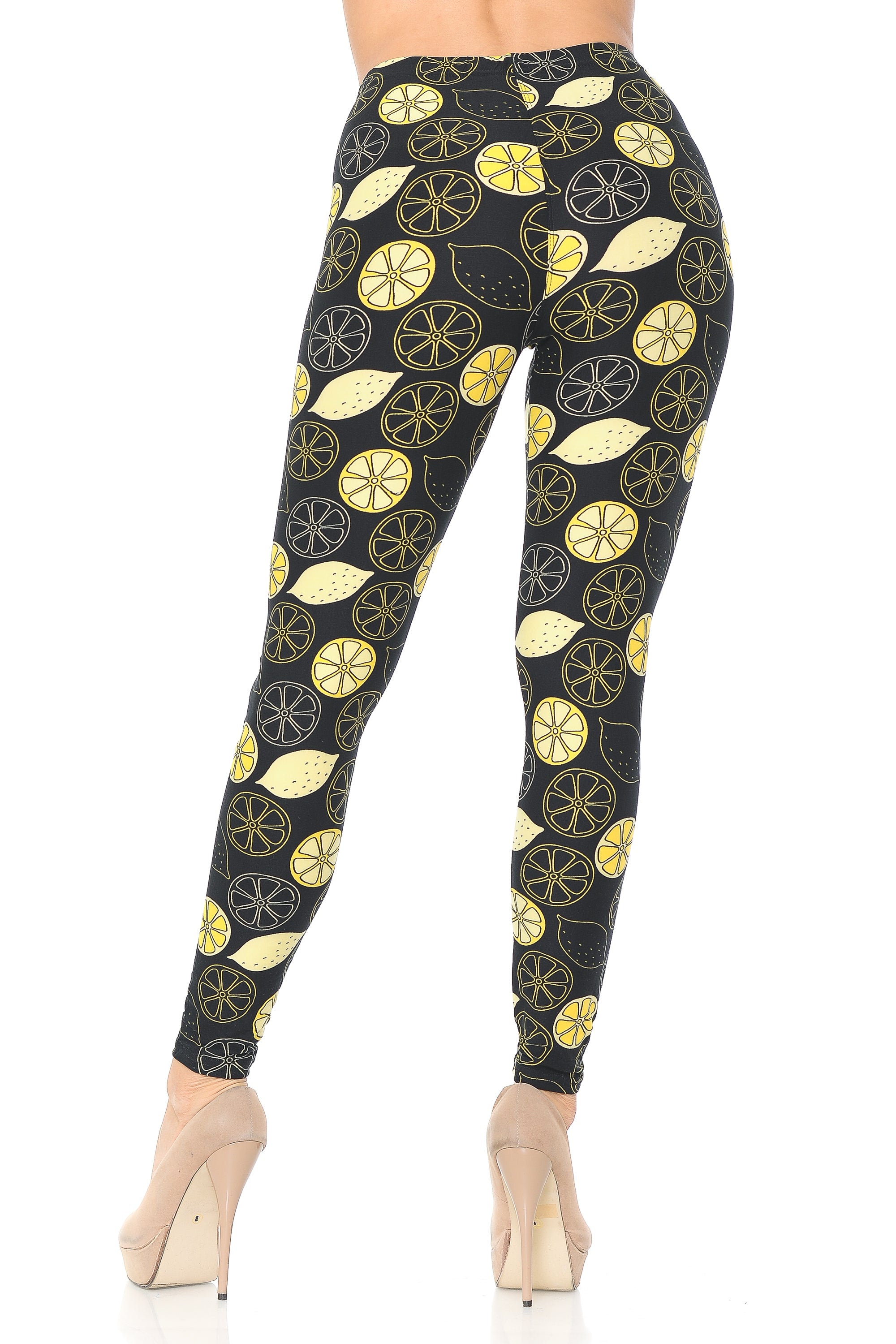 Wholesale Buttery Smooth Juicy Summer Lemons  Leggings
