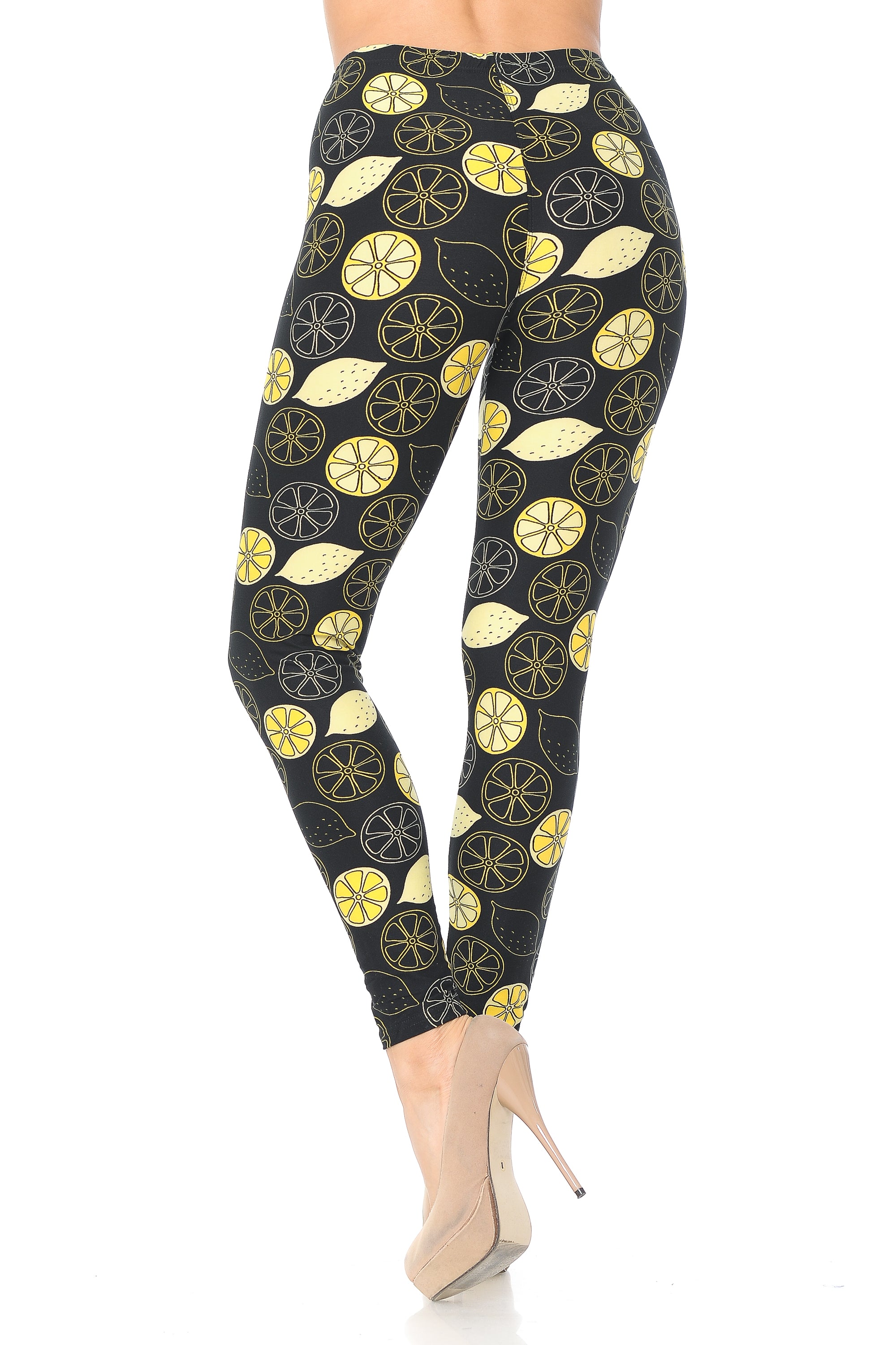 Wholesale Buttery Smooth Juicy Summer Lemons  Leggings