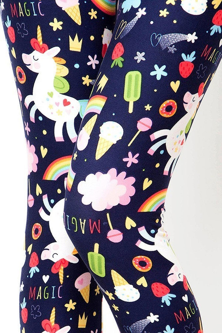 Wholesale Buttery Smooth Magic Unicorns and Treats Leggings