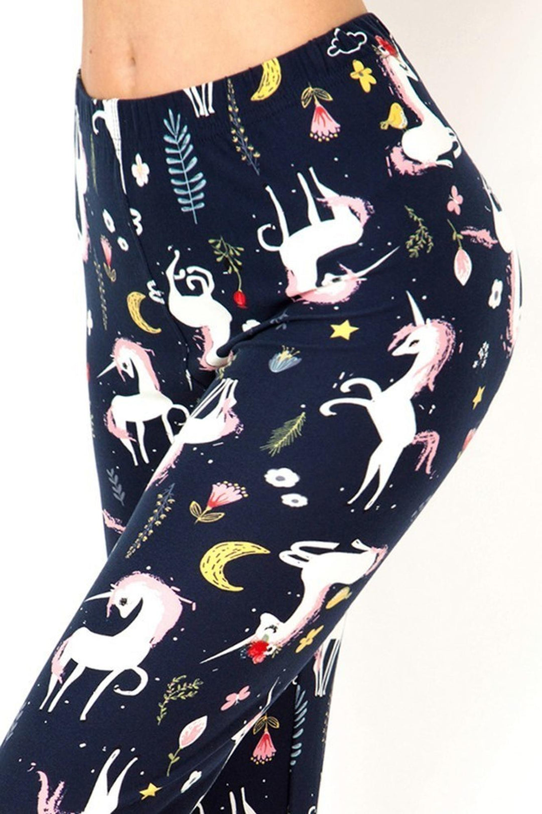 Wholesale Buttery Smooth Moonlight Unicorn Leggings