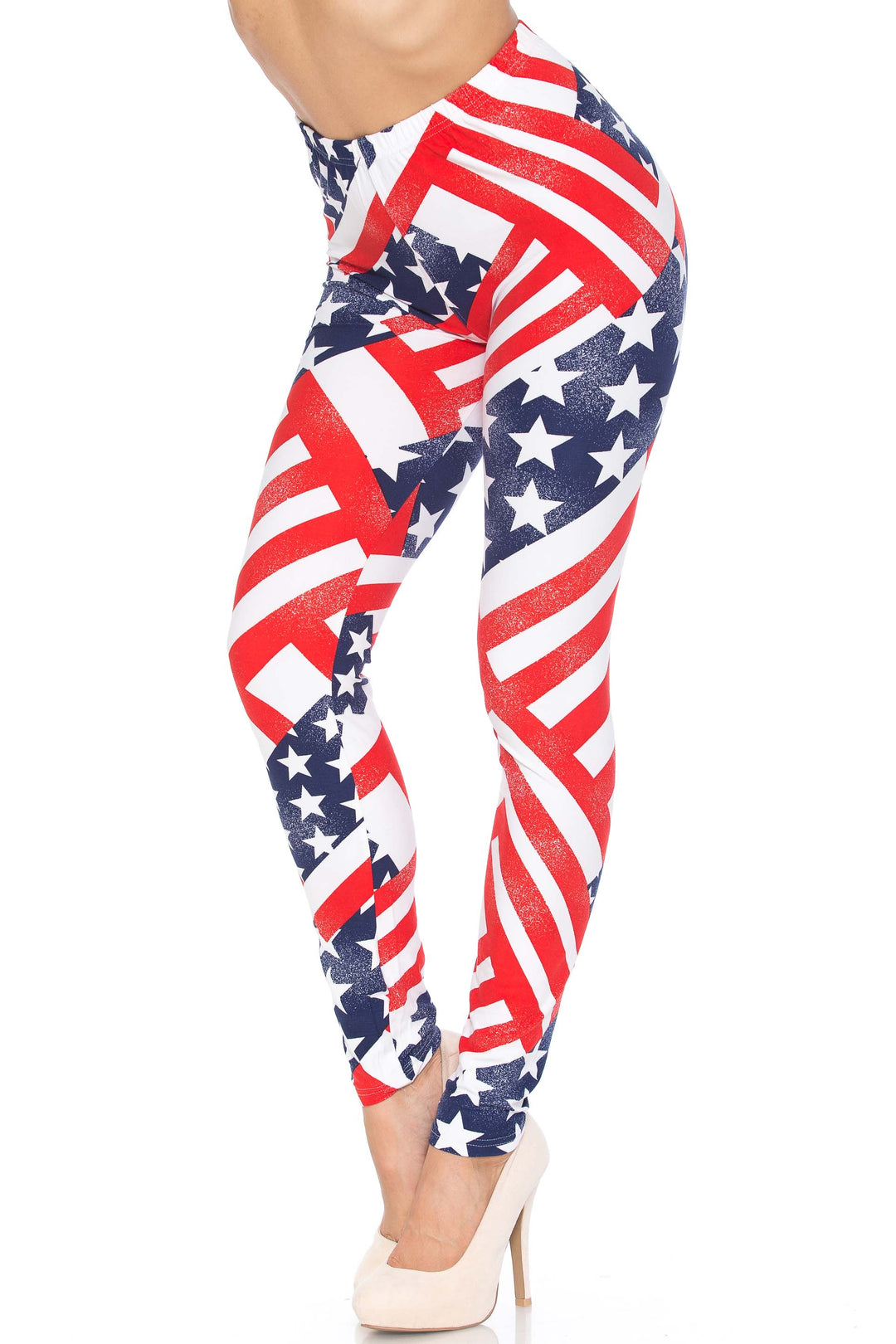 Wholesale Patriot USA Flag Leggings