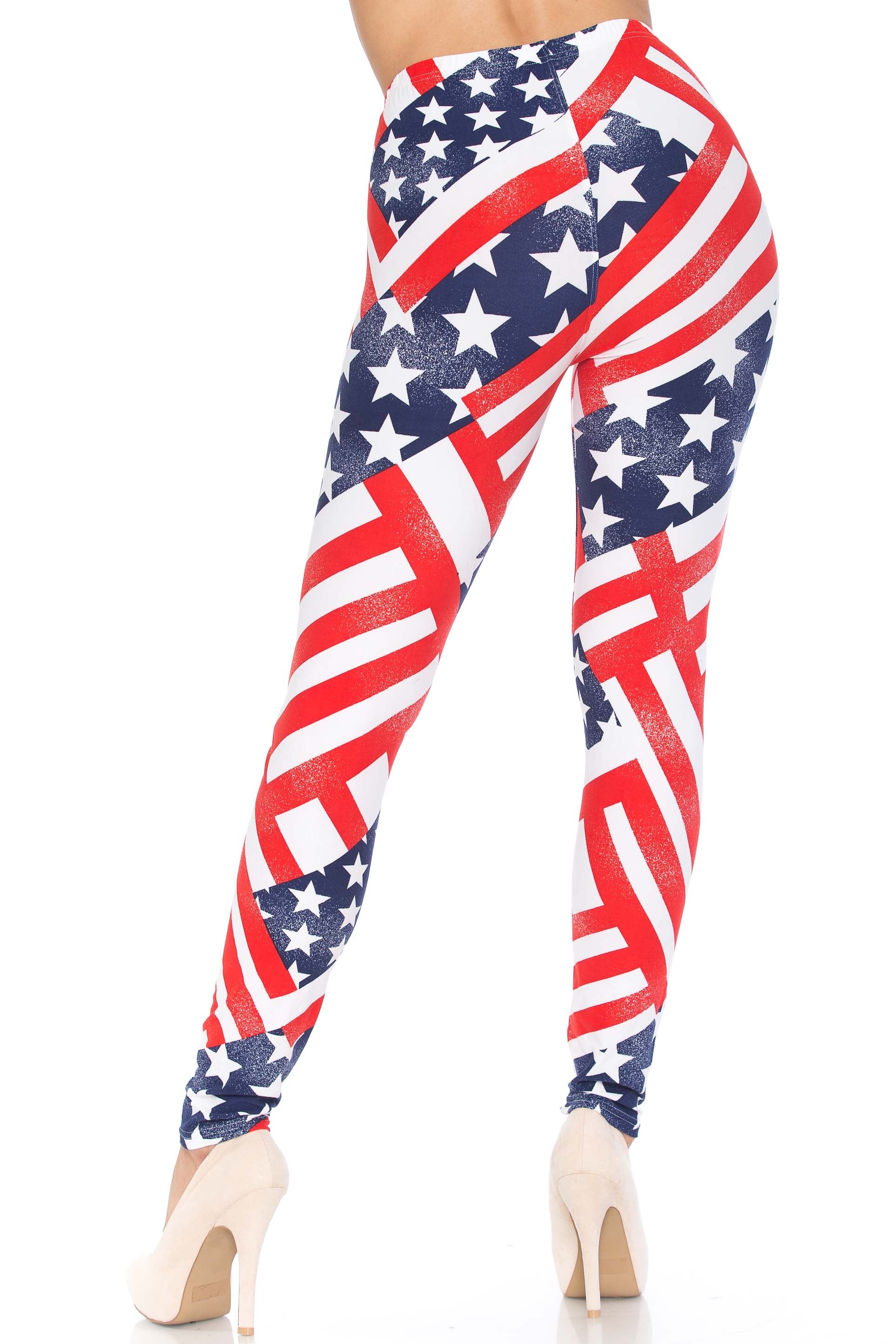 Wholesale Patriot USA Flag Leggings
