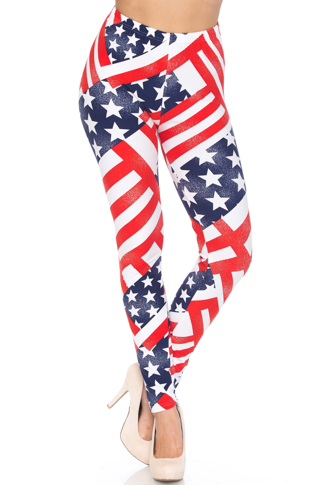 Wholesale Patriot USA Flag Leggings