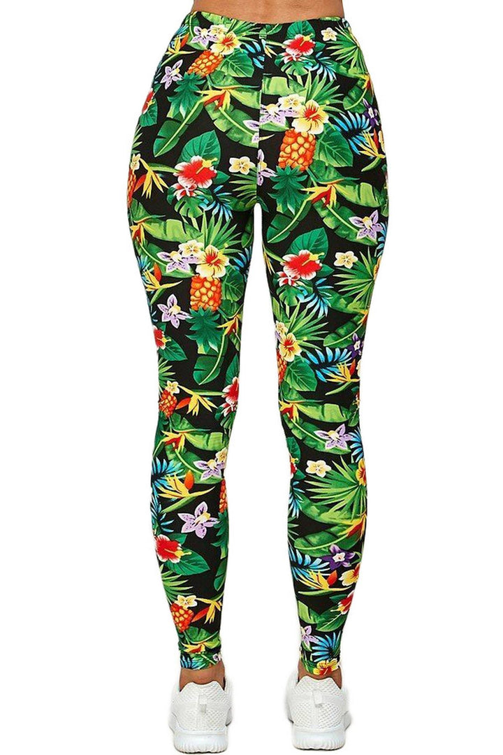 Wholesale Buttery Smooth Tropicana Floral Leggings