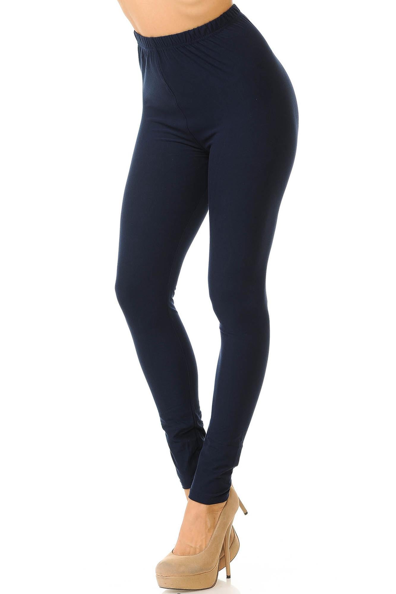 Wholesale Buttery Smooth Basic Solid Leggings - New Mix