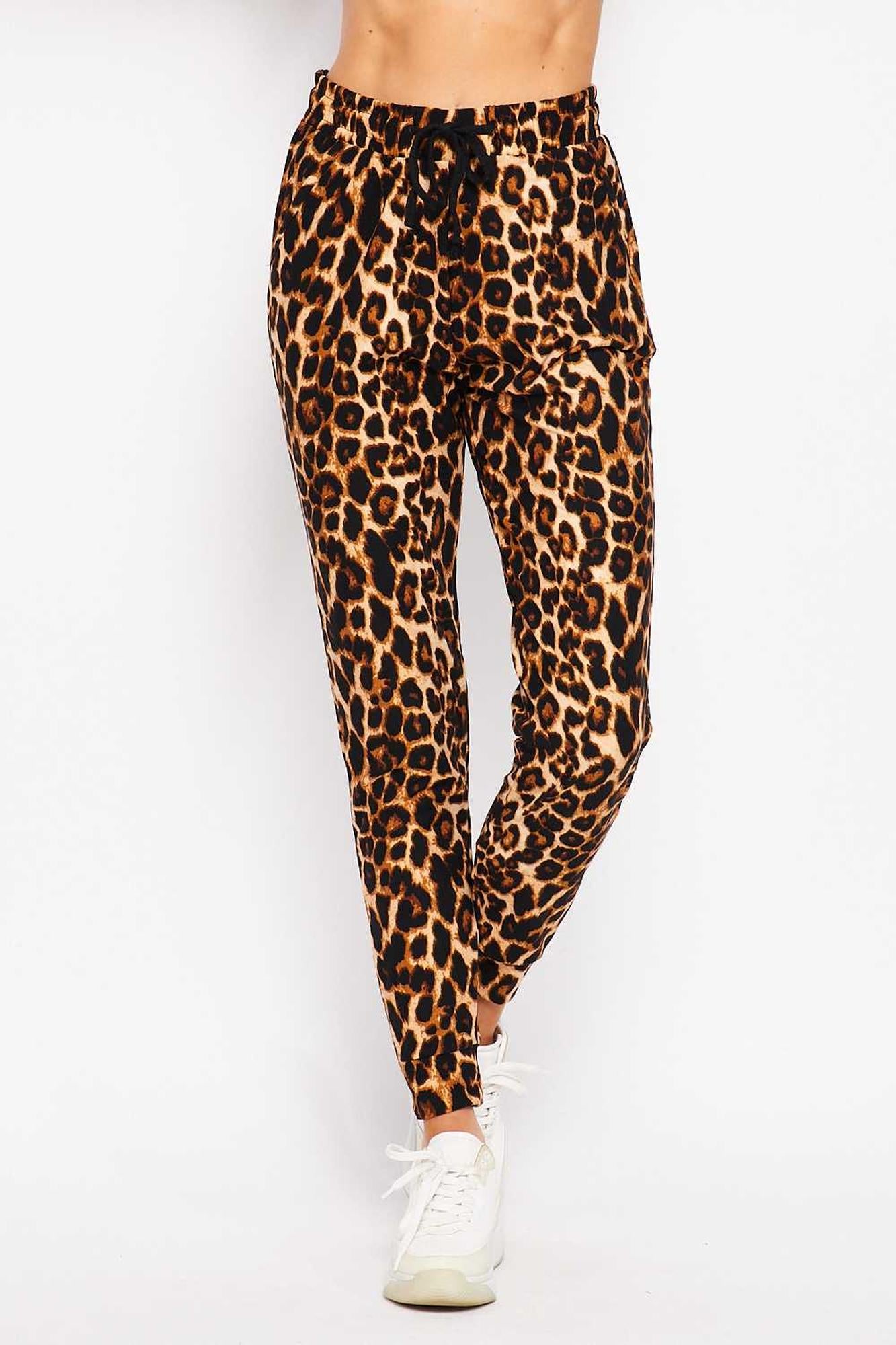 Wholesale Buttery Smooth Bold and Beautiful Leopard Joggers - New Mix