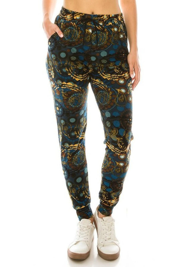 Wholesale Buttery Smooth Paisley Mandala Layers Joggers