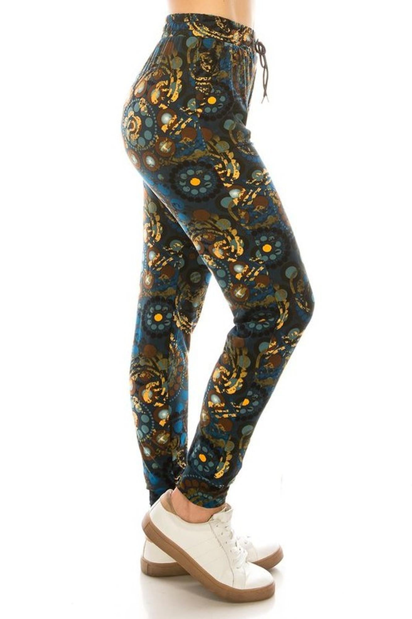 Wholesale Buttery Smooth Paisley Mandala Layers Joggers