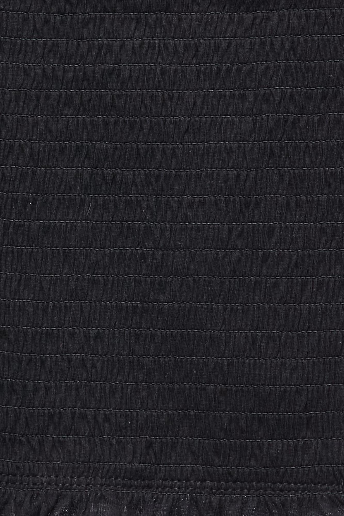 Wholesale Smocked Ruffle Accent Crop Top