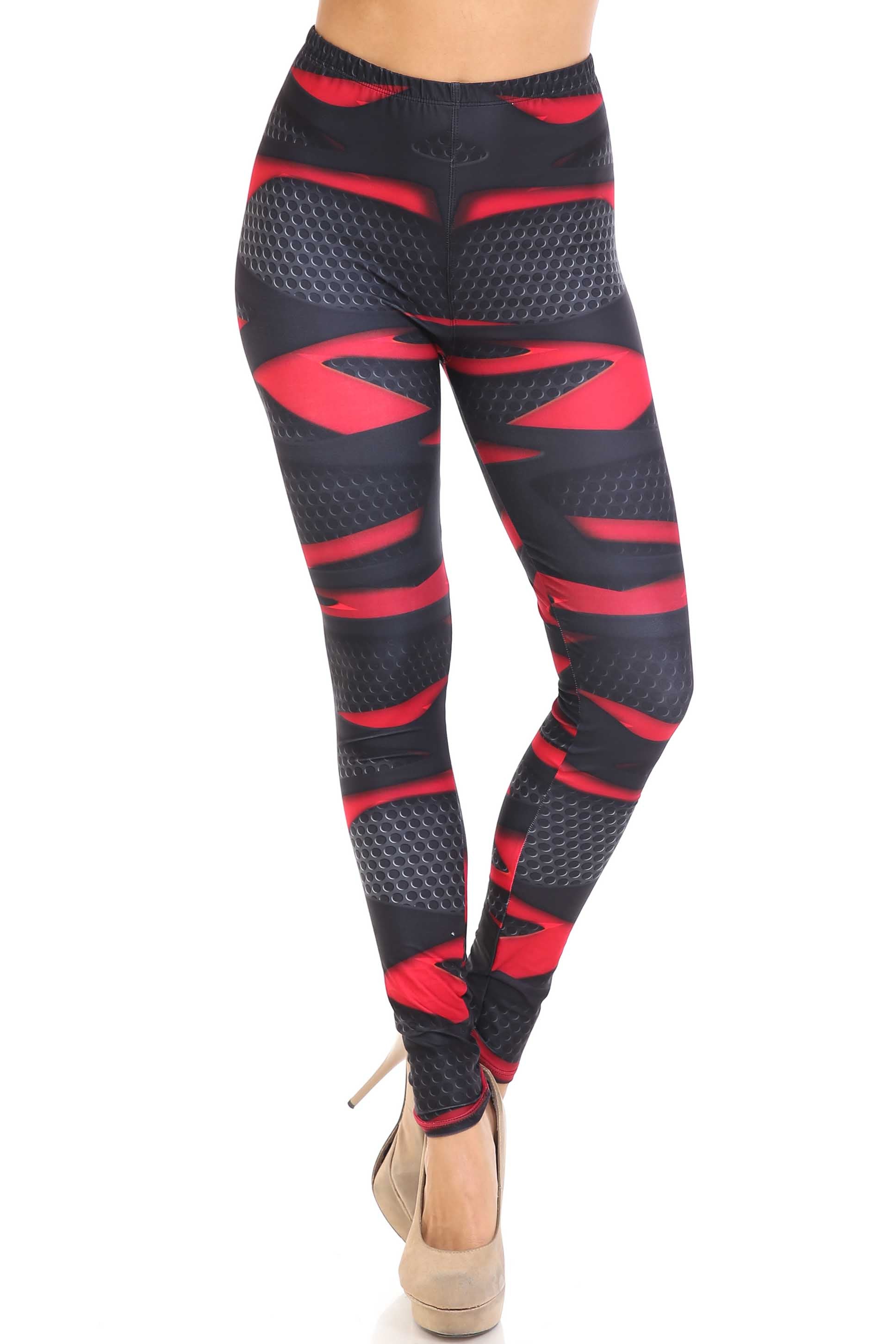 Wholesale Creamy Soft Cascading 3D Sport Wrap Leggings - USA Fashion