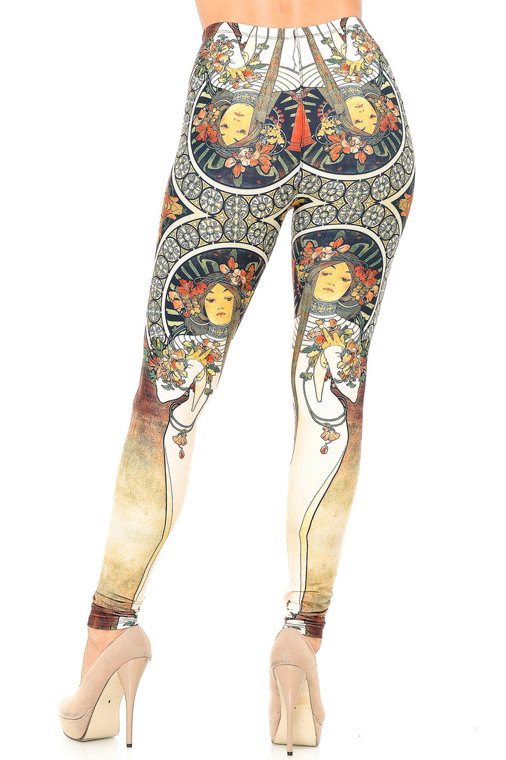 Wholesale Creamy Soft Gaia Mucha Leggings - USA Fashion