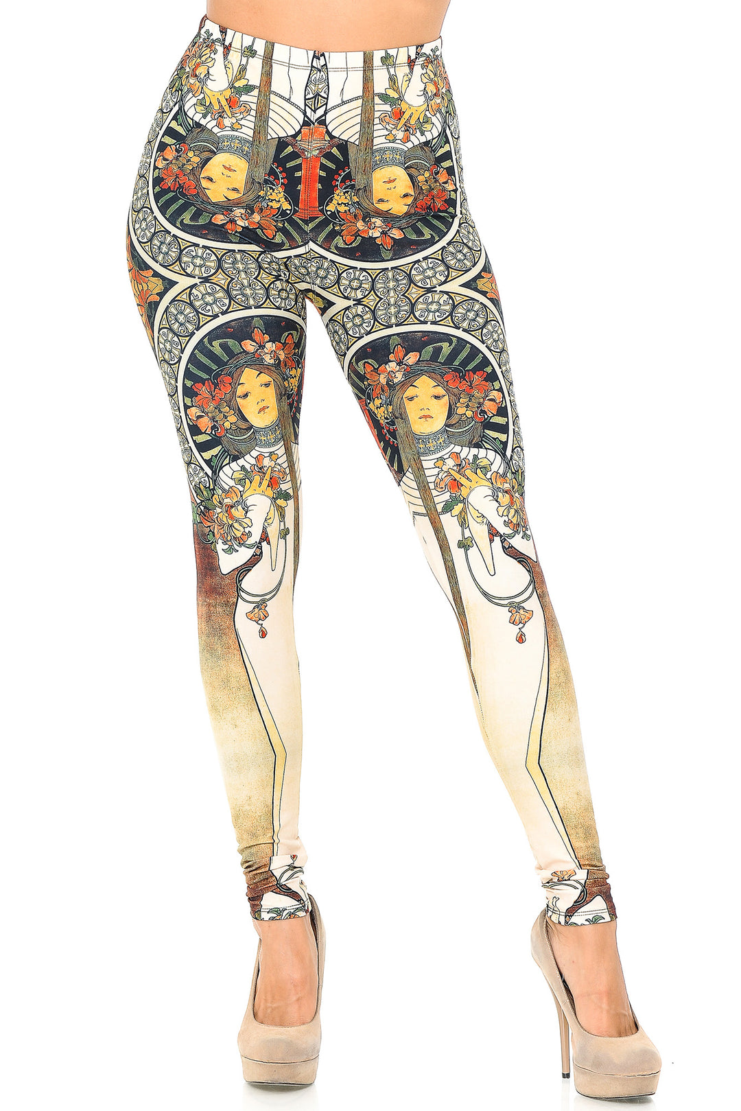 Wholesale Creamy Soft Gaia Mucha Leggings - USA Fashion