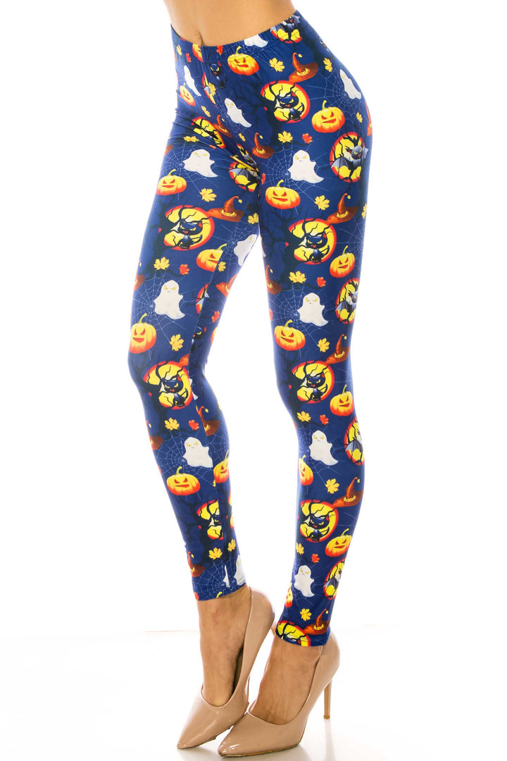 Wholesale Creamy Soft Halloween Critters Leggings - USA Fashion