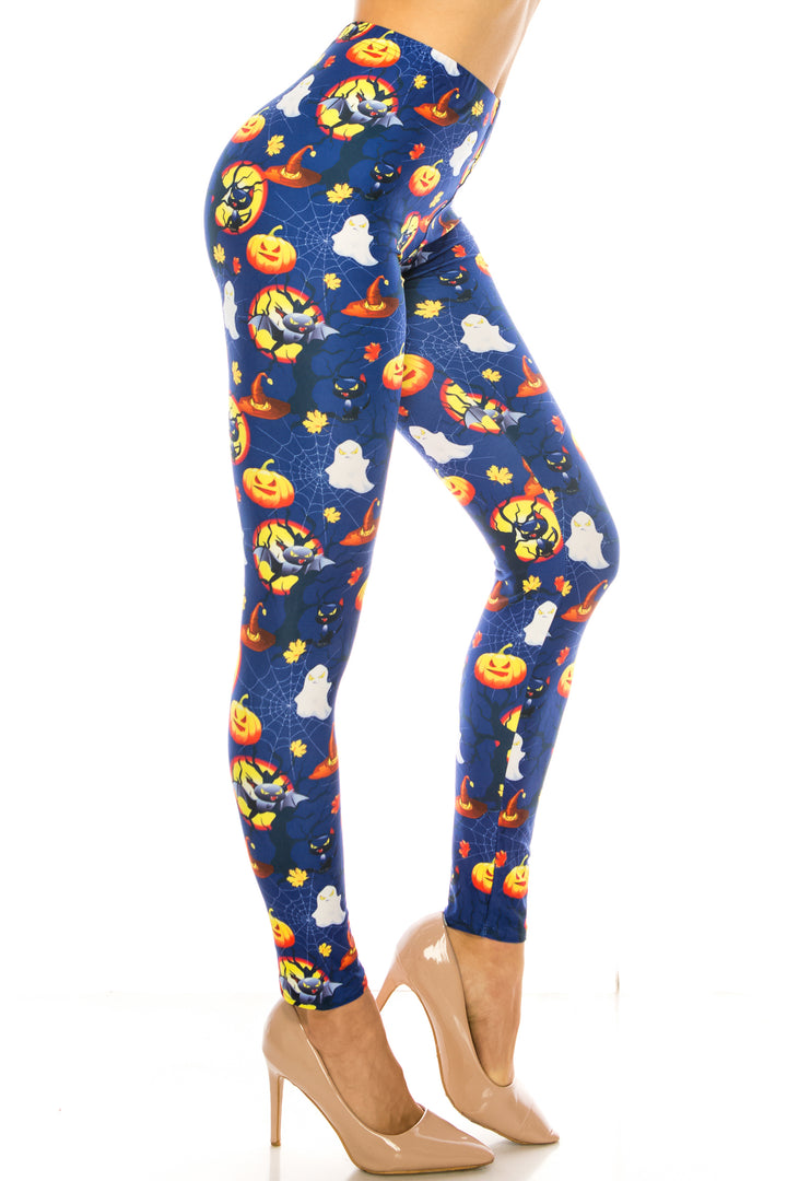 Wholesale Creamy Soft Halloween Critters Leggings - USA Fashion