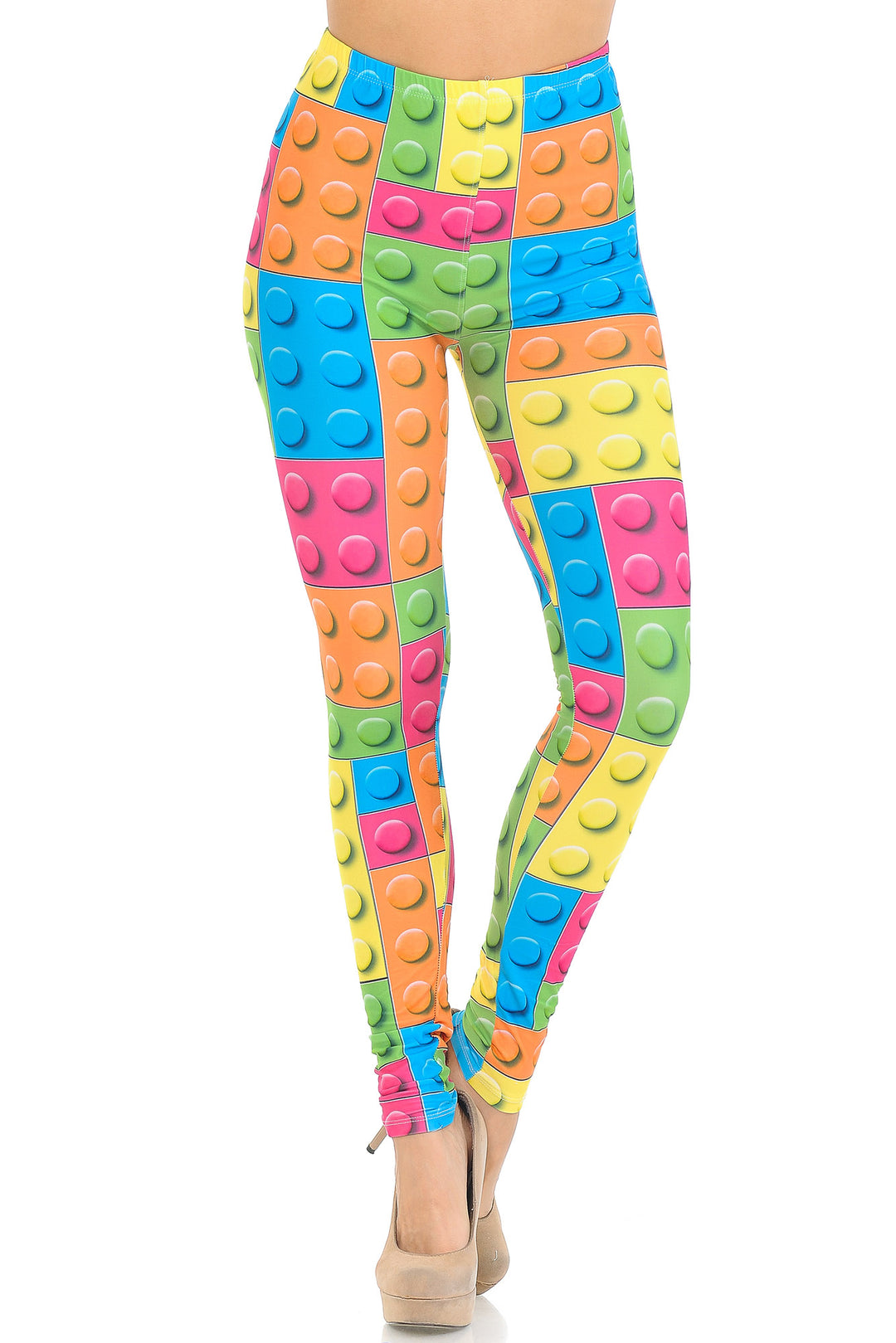 Wholesale Creamy Soft Lego Leggings - USA Fashion