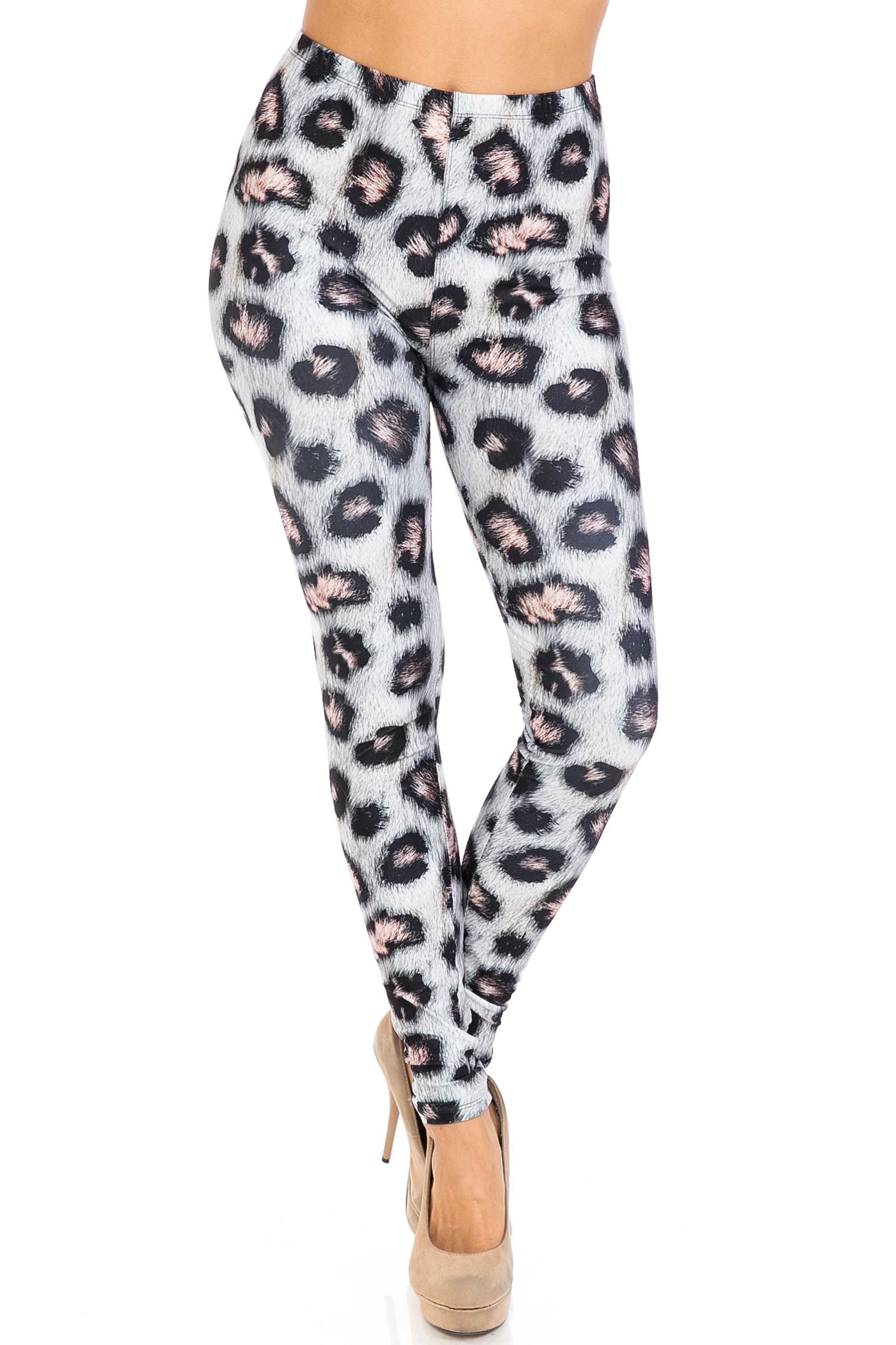 Wholesale Creamy Soft Moda Leopard Leggings - USA Fashion