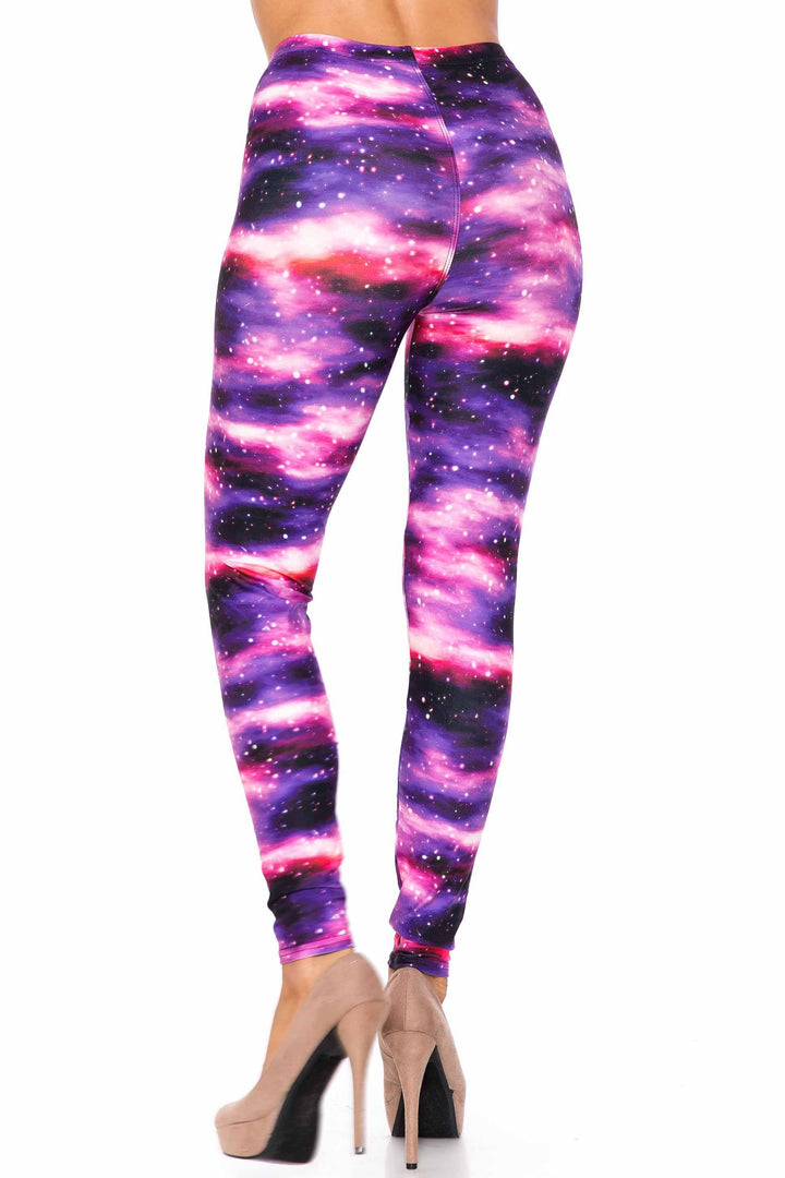 Wholesale Creamy Soft Purple Mist Leggings - USA Fashion
