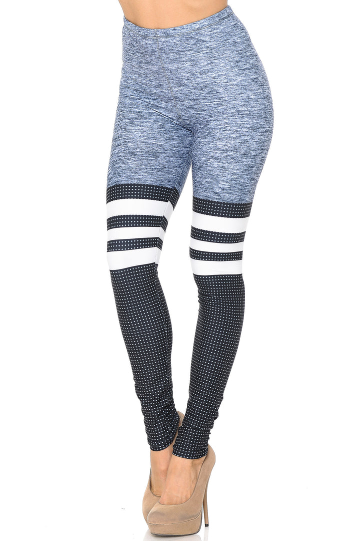 Wholesale Creamy Soft Split Sport Leggings - USA Fashion