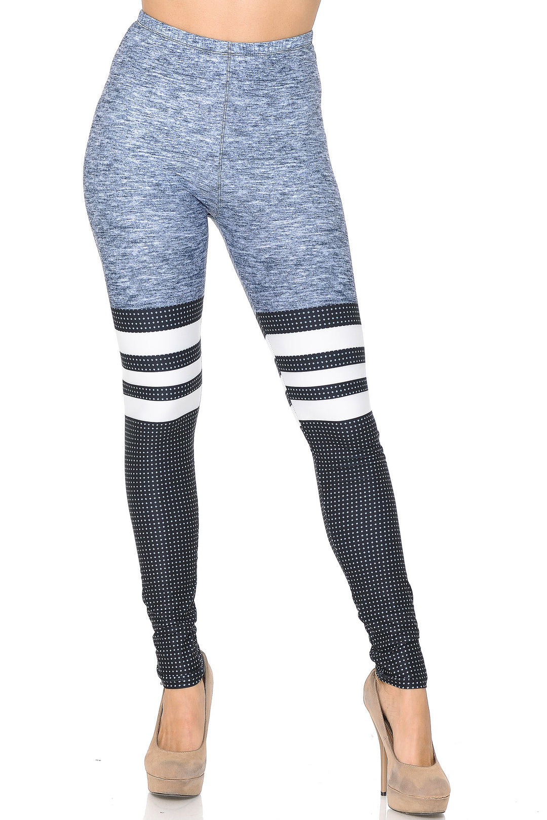 Wholesale Creamy Soft Split Sport Leggings - USA Fashion