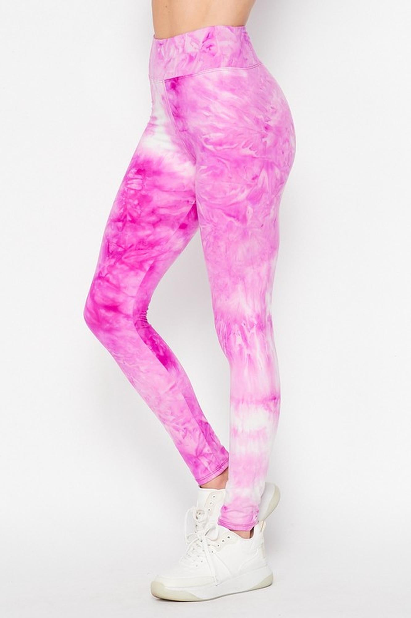 Wholesale Buttery Smooth Tie Dye High Waisted Leggings