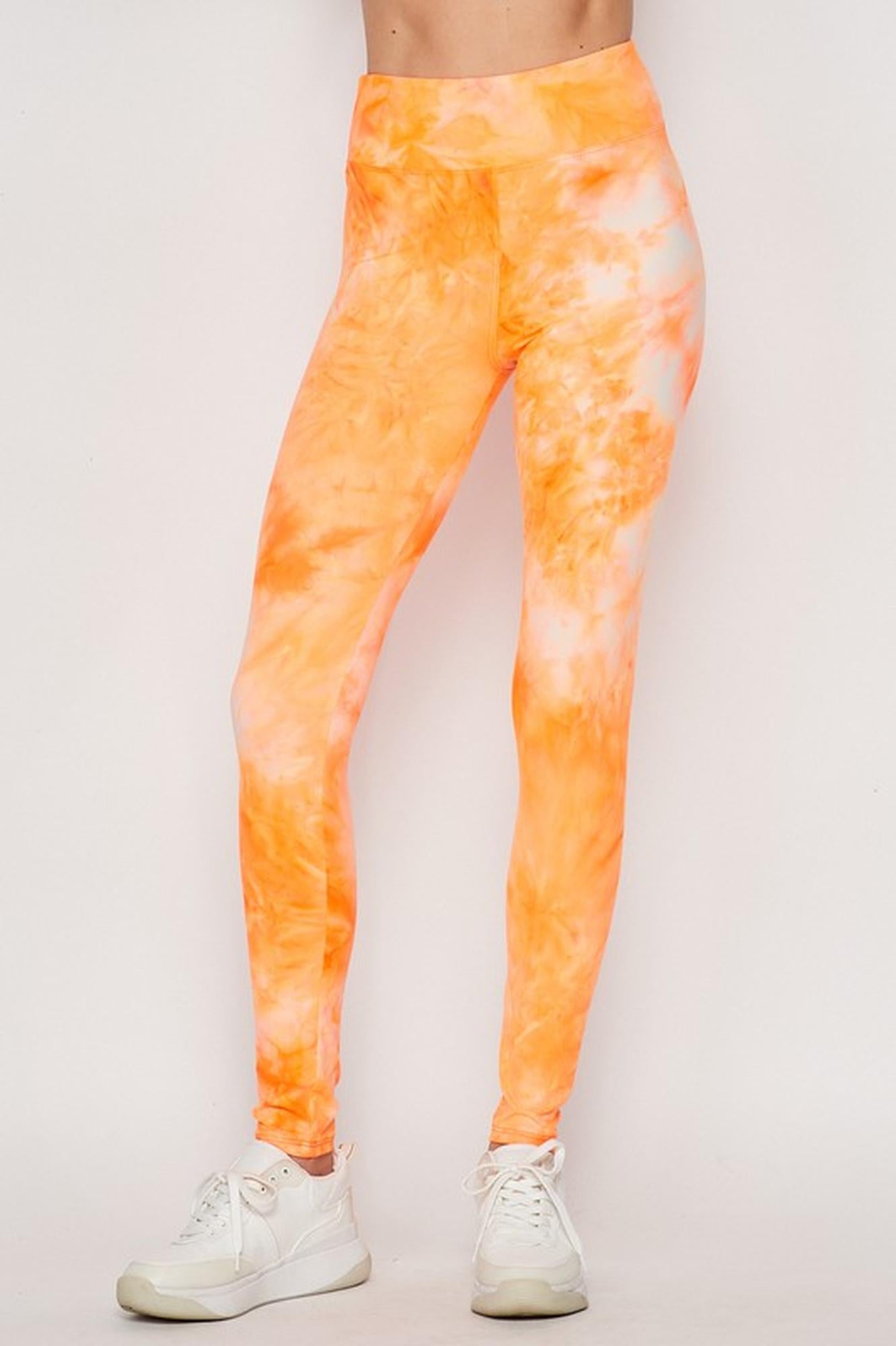 Wholesale Buttery Smooth Tie Dye High Waisted Leggings