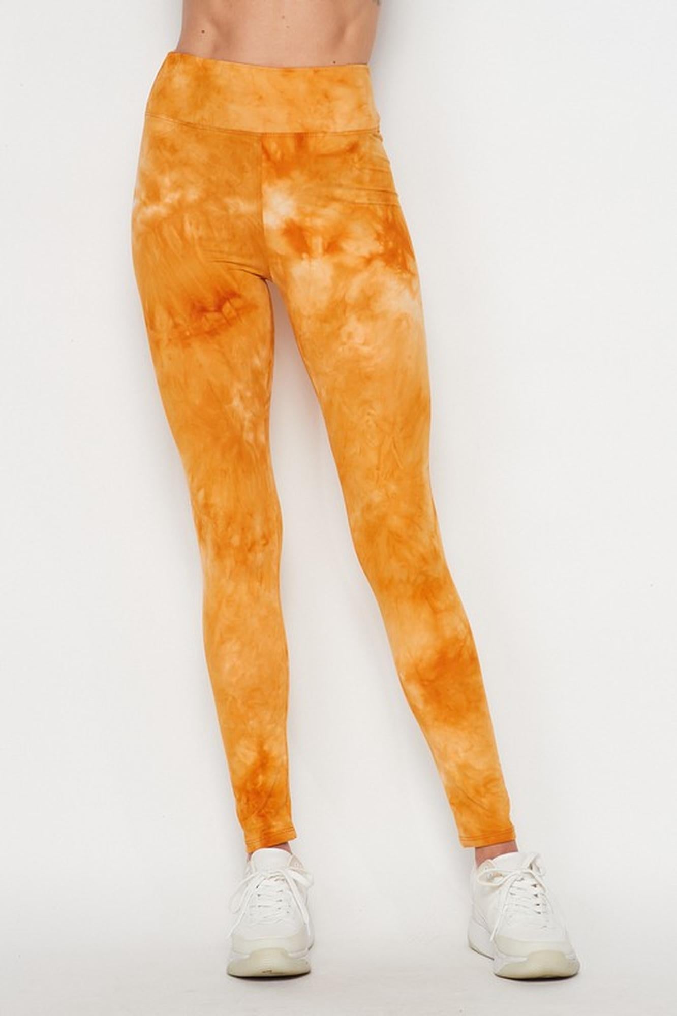 Wholesale Buttery Smooth Tie Dye High Waisted Leggings