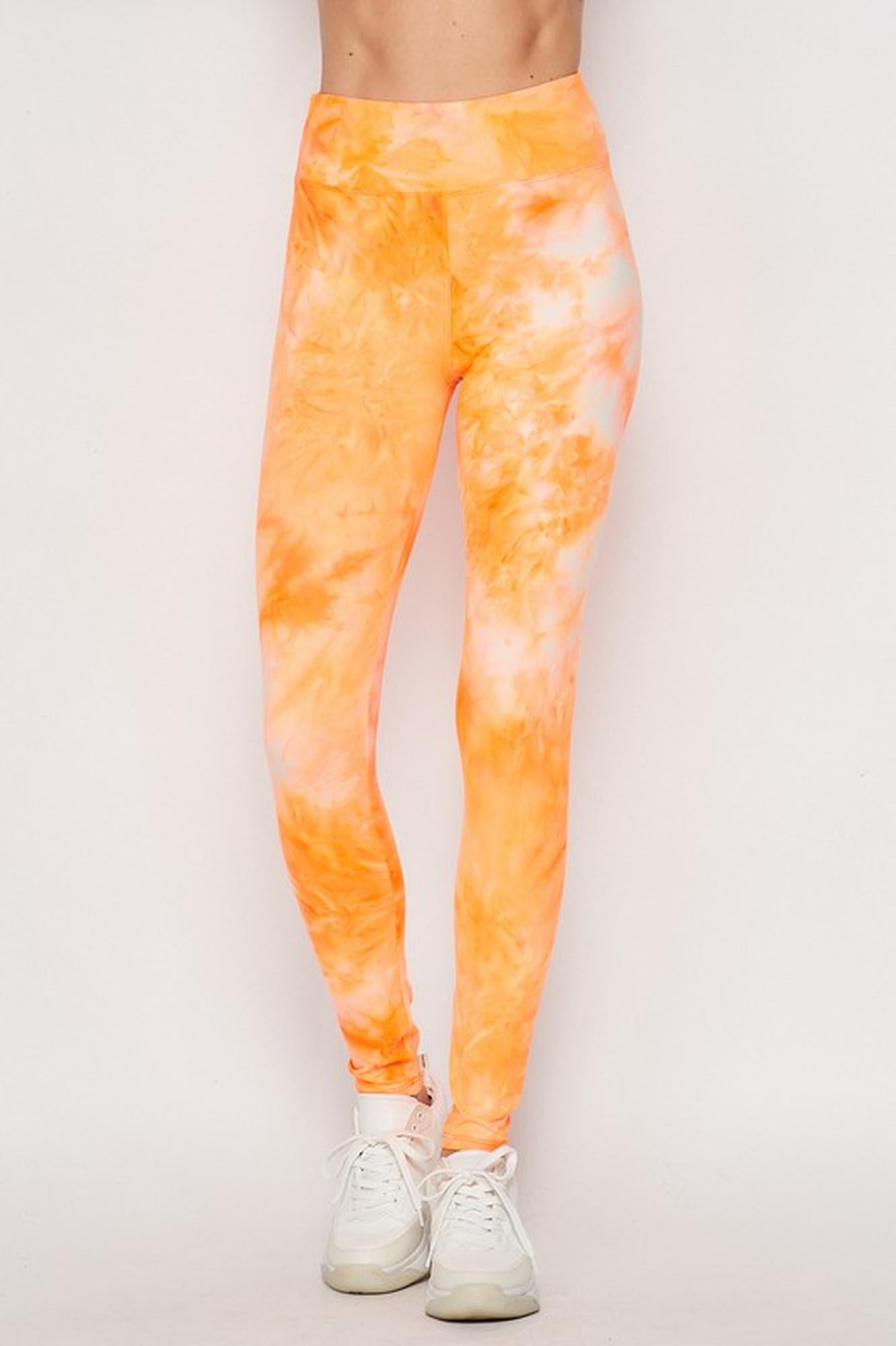 Wholesale Buttery Smooth Tie Dye High Waisted Leggings