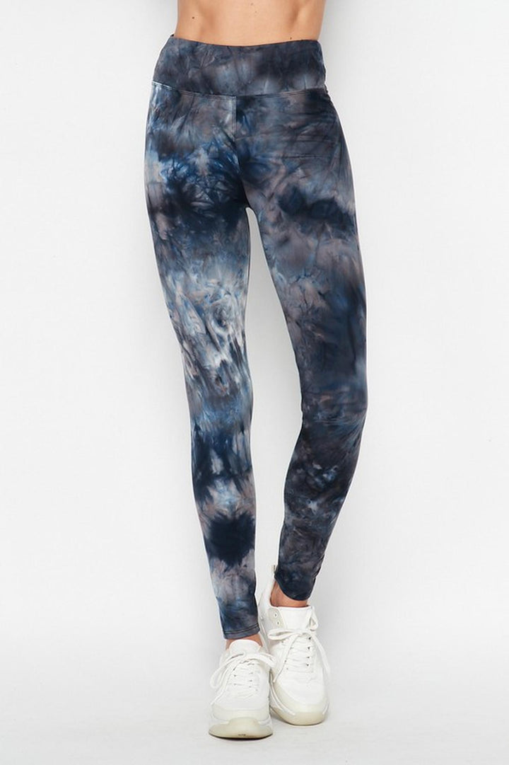 Wholesale Buttery Smooth Tie Dye High Waisted Leggings