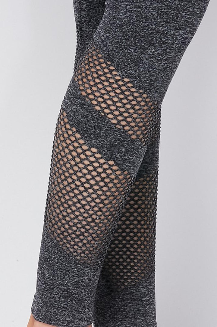 Wholesale Premium 2 Piece Charcoal Bra Top and Leggings Sport Set