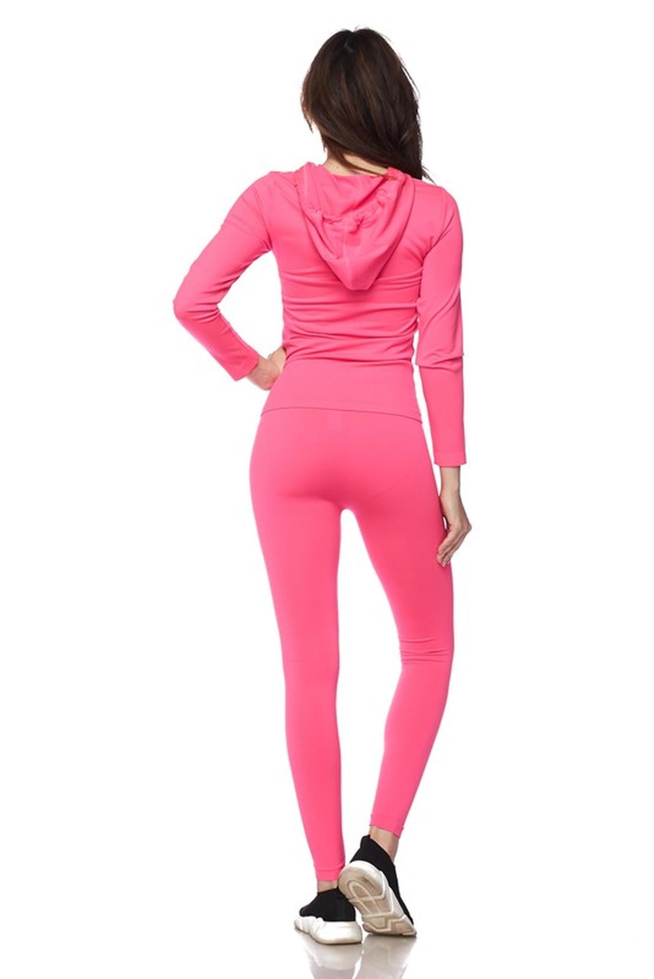 Wholesale Premium Zip Up Hoodie Jacket and Legging Set