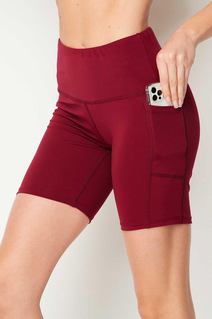 Wholesale Sport High Waisted Biker Shorts