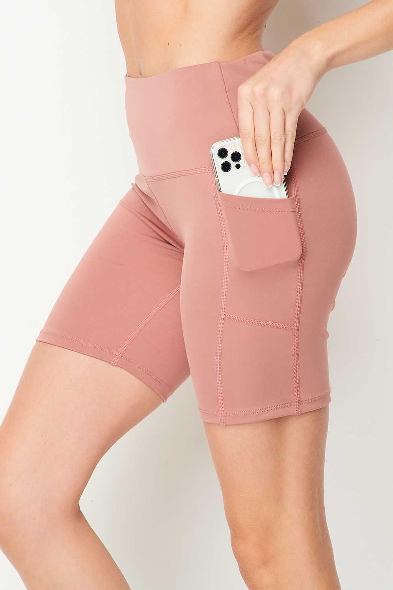 Wholesale Sport High Waisted Biker Shorts