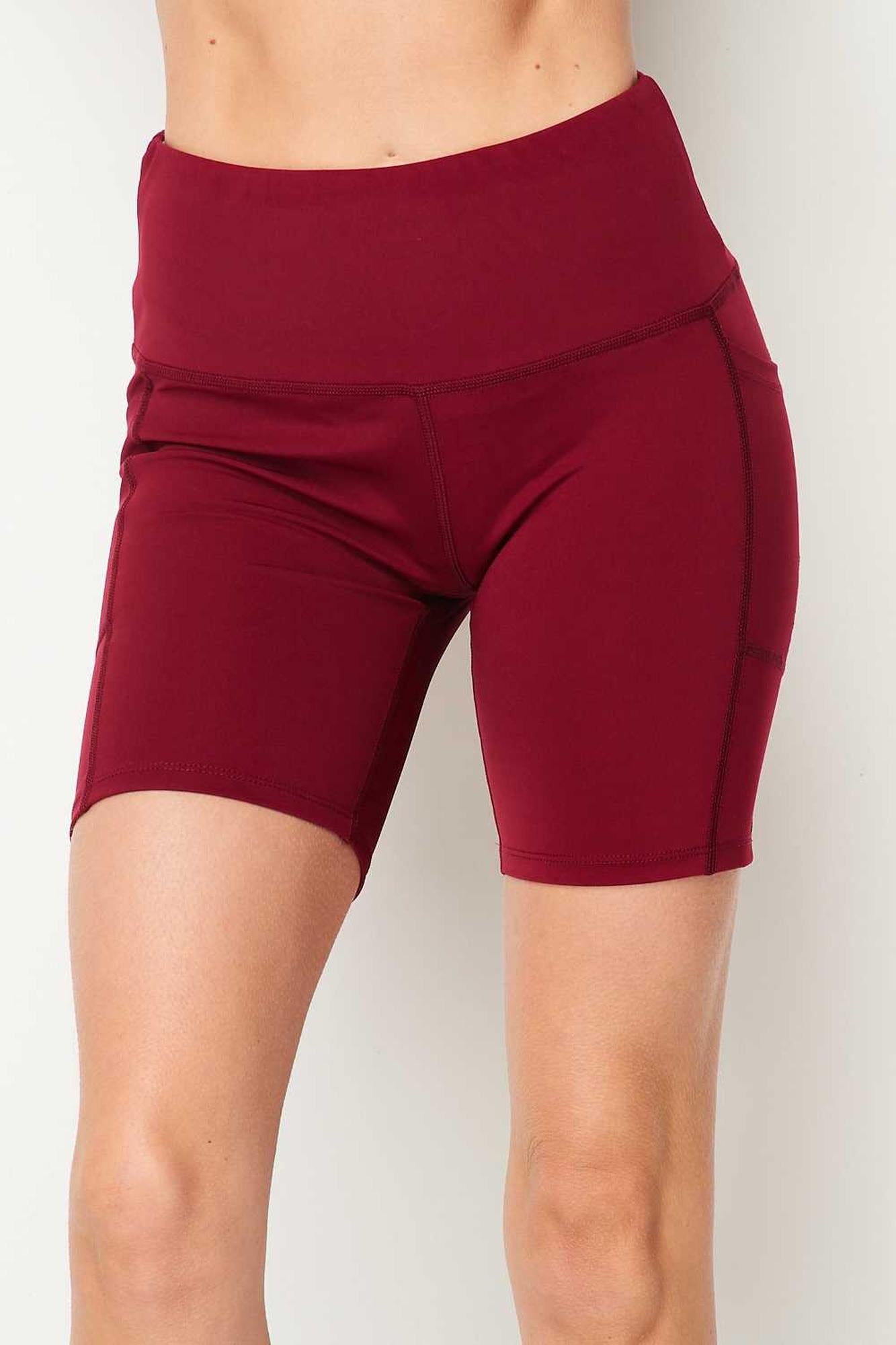 Wholesale Sport High Waisted Biker Shorts