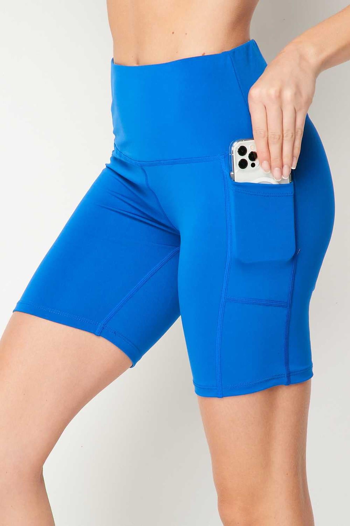 Wholesale Sport High Waisted Biker Shorts