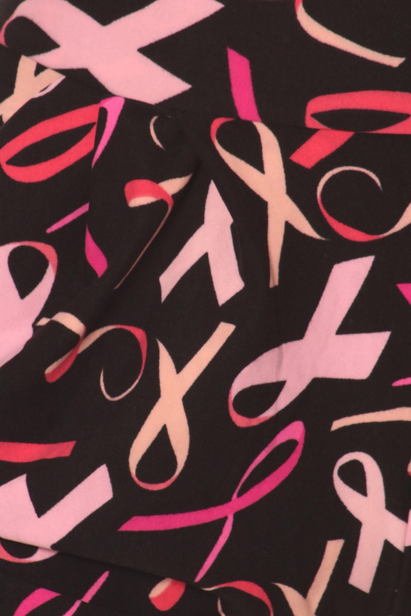 Wholesale Buttery Smooth Breast Cancer Awareness Shorts