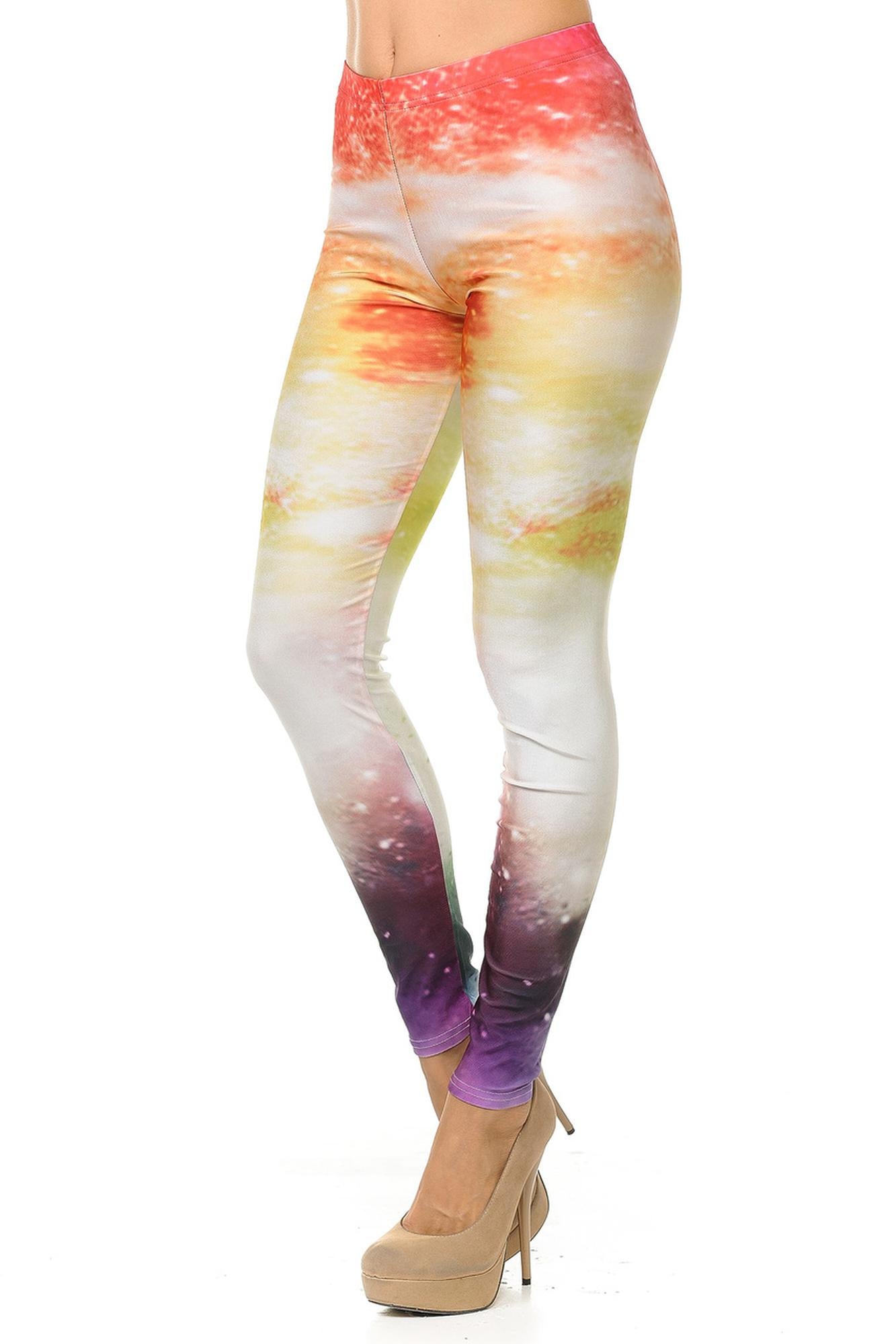 Wholesale Graphic Sunrise Galaxy Leggings